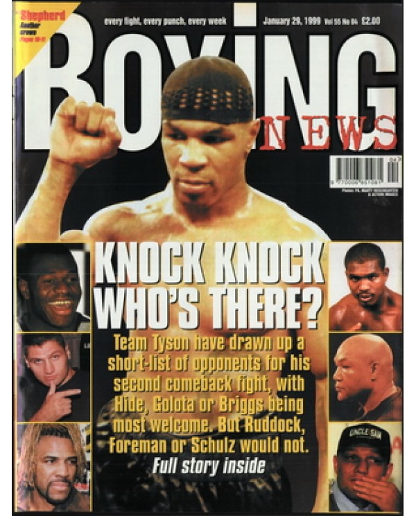 Boxing News magazine 29.1.1999 Download pdf