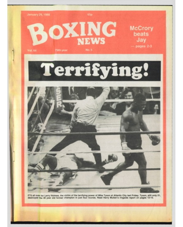 Boxing News magazine 29.1.1988 Download pdf