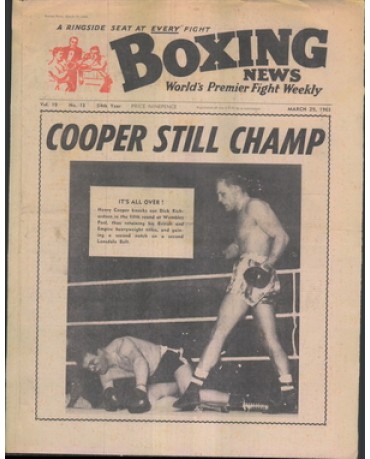 Boxing News magazine 29.3.1963 Download pdf