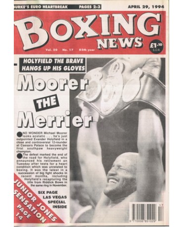 Boxing News magazine 29.4.1994 Download pdf