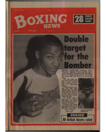 Boxing News magazine 29.6.1990 Download pdf