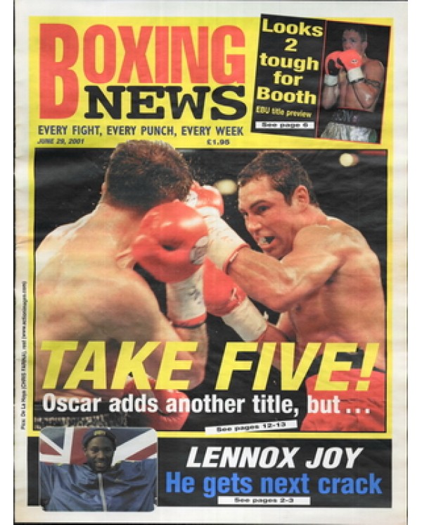 Boxing News magazine 29.6.2001 Download pdf