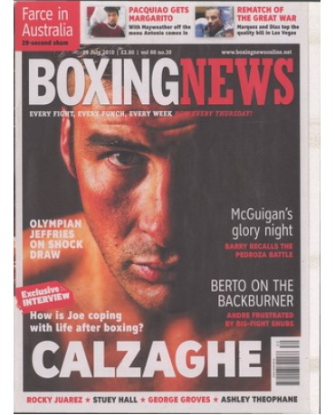 Boxing News magazine 29.7.2010 Download pdf