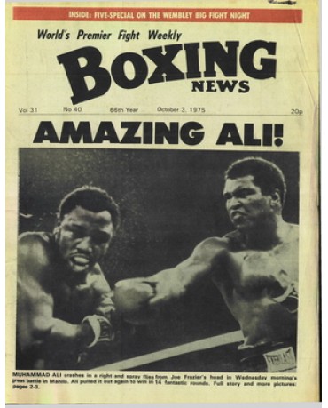Boxing News magazine 3.10.1975 Download pdf