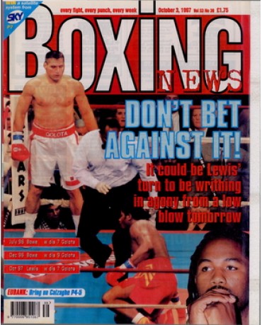 Boxing News magazine 3.10.1997 Download pdf