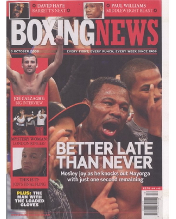 Boxing News magazine  3.10.200  Download pdf
