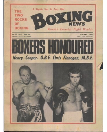 Boxing News magazine 3.1.1969 Download pdf