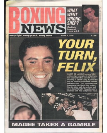 Boxing News magazine 3.3.2000 Download pdf
