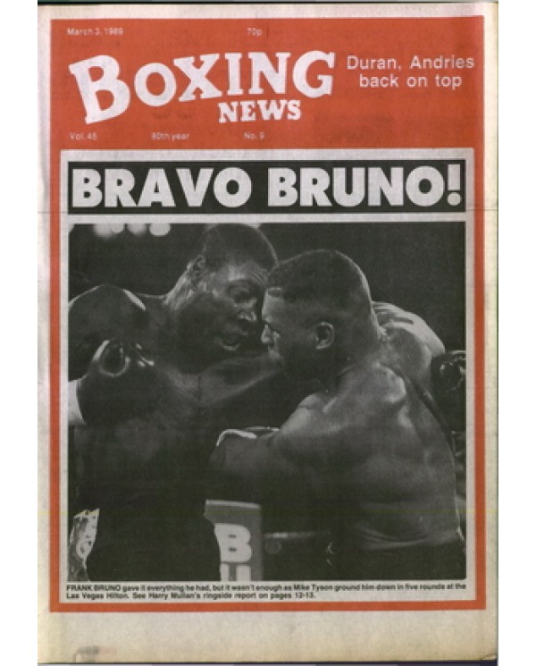 Boxing News magazine 3.3.1989 Download pdf