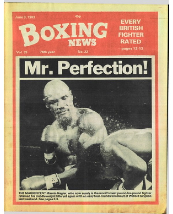 Boxing News magazine 3.6.1983 Download pdf