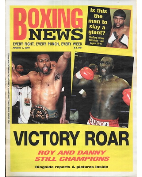 Boxing News magazine 3.8.2001 Download pdf