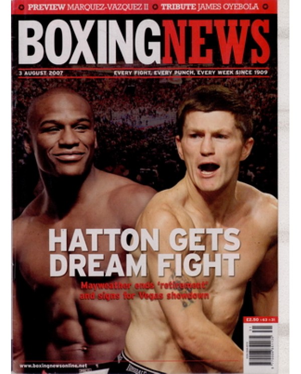 Boxing News magazine 3.8.2007 Download pdf