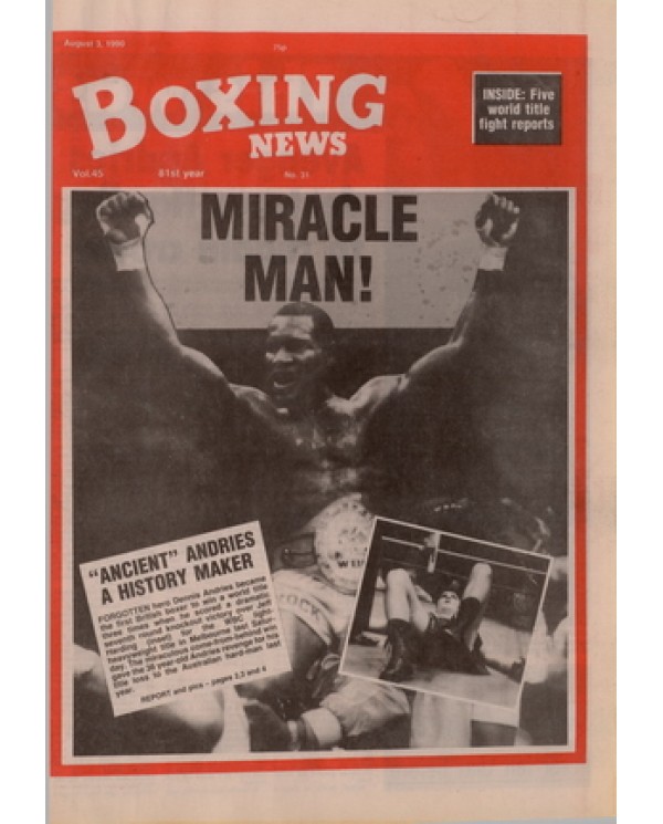 Boxing News magazine 3.8.1990Download pdf