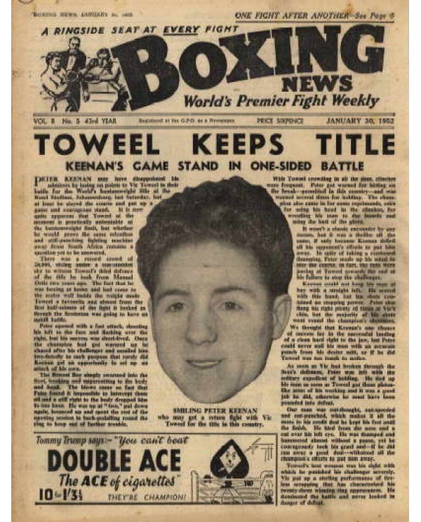 Boxing News magazine 30.1.1952 Download pdf