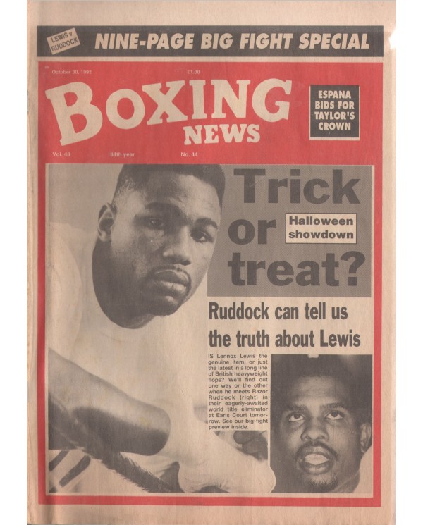 Boxing News magazine Download  30.10.1992.pdf