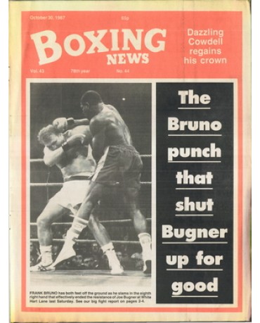 Boxing News magazine 30.10.1987 Download pdf