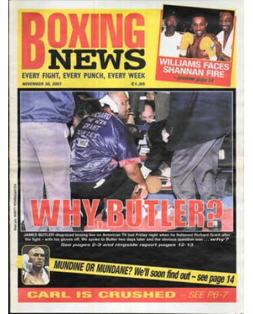 Boxing News magazine 30.11.2001 Download pdf