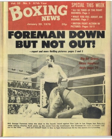 Boxing News magazine  30.1.1976 Download pdf