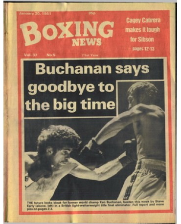 Boxing News magazine 30.1.1981 Download pdf