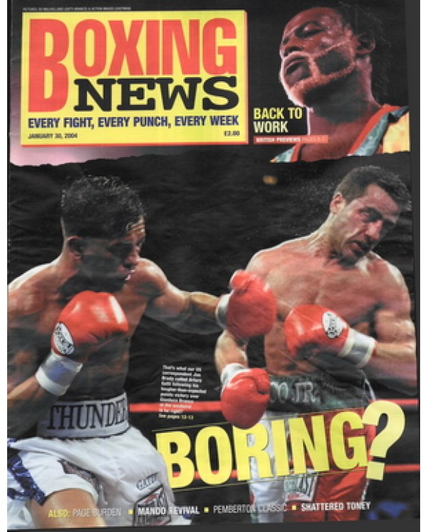 Boxing News magazine 30.1.2004 Download pdf