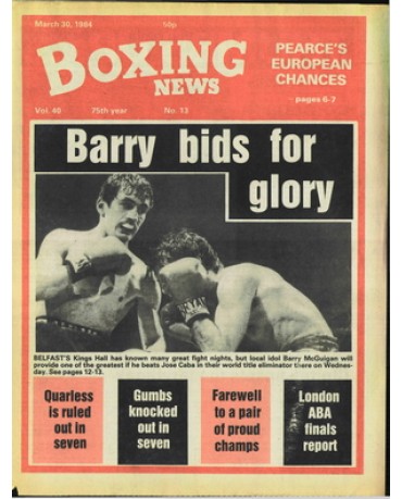 Boxing News magazine 30.3.1984 Download pdf