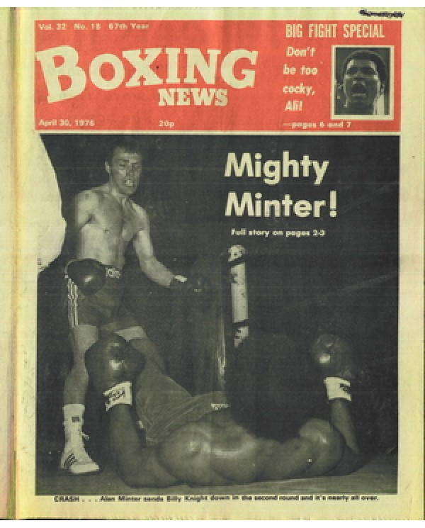 Boxing News magazine 30.4.1976 Memorabilia