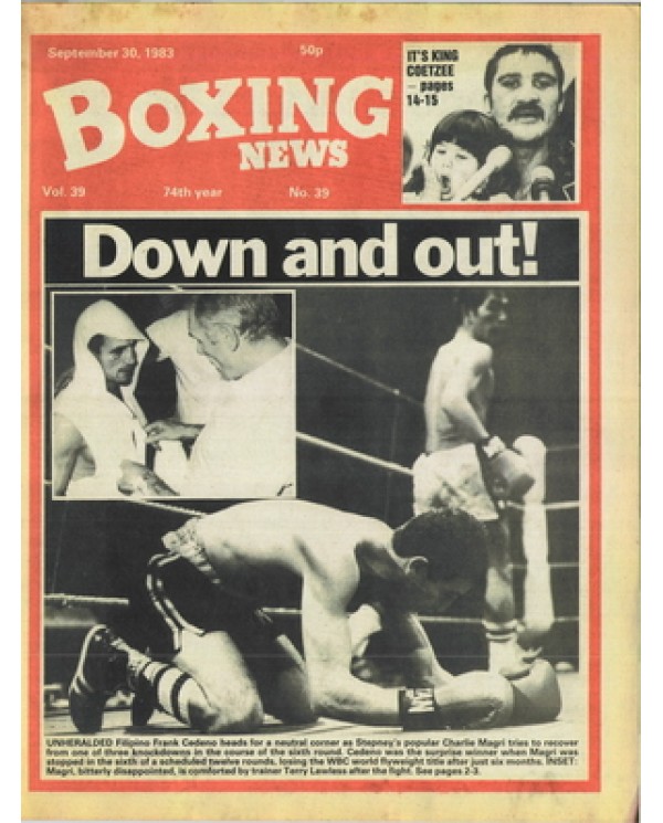 Boxing News magazine 30.9.1983 Download pdf