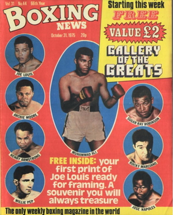 Boxing News magazine 31.10.1975 Download pdf