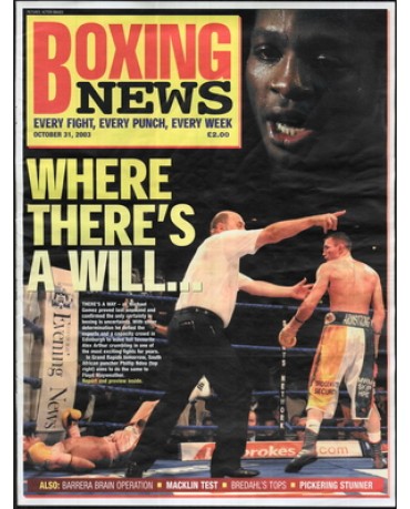 Boxing News magazine 31.10.2003 Download pdf