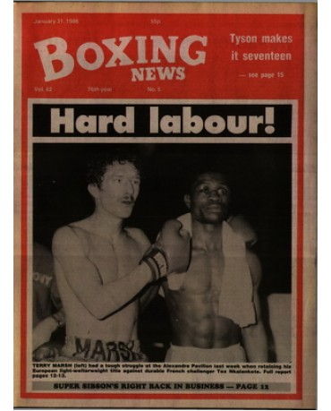 Boxing News magazine 31.1.1986 Download pdf