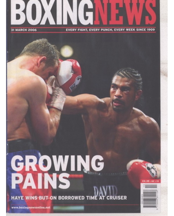 Boxing News magazine 31.3.2006 Download pdf