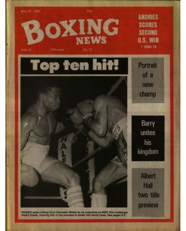 Boxing News magazine 31.5.1985 Download pdf