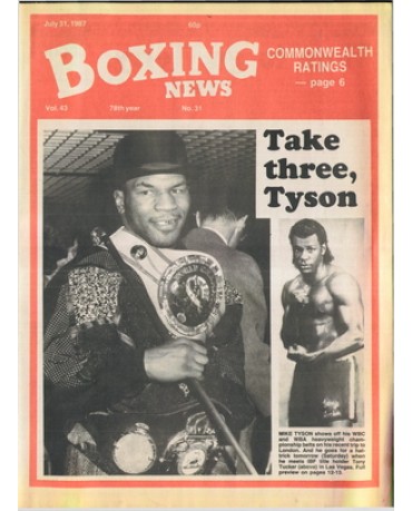 Boxing News magazine 31.7.1987 Download pdf
