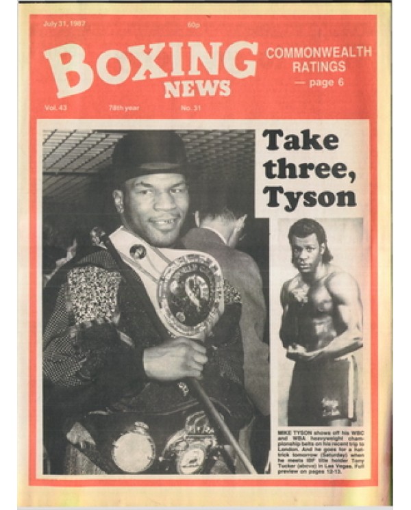 Boxing News magazine 31.7.1987 Download pdf