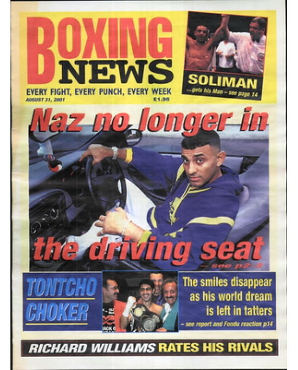 Boxing News magazine 31.8.2001 Download pdf