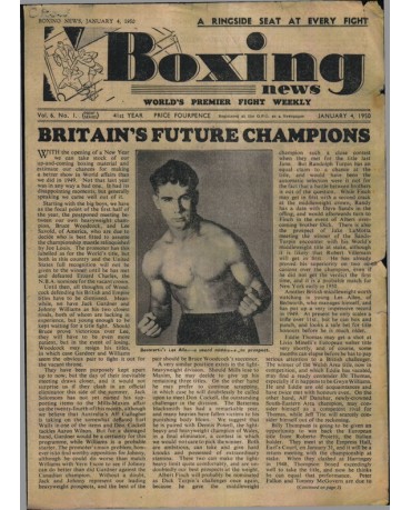 Boxing News magazine  Download pdf 4.1.1950