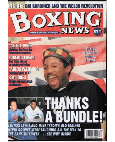 Boxing News magazine 4.10.1996 Download pdf