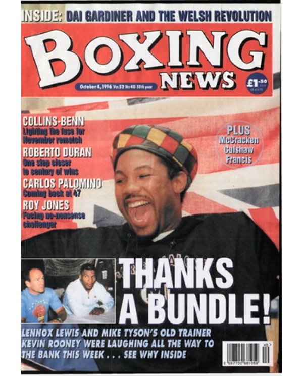 Boxing News magazine 4.10.1996 Download pdf