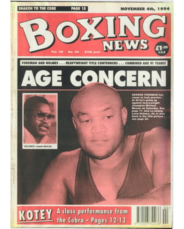 Boxing News magazine 4.11.1994 Download pdf