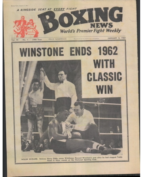 Boxing News magazine 4.1.1963 in Download pdf