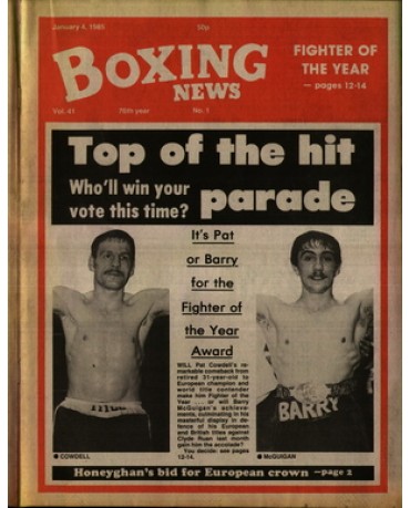 Boxing News magazine 4.1.1985 Download pdf