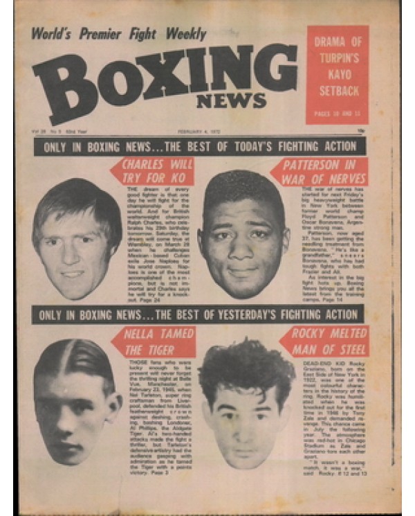 Boxing News magazine 4.2.1972  Download pdf