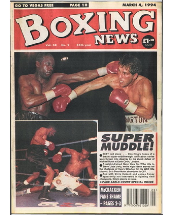 Boxing News magazine 4.3.1994 Download pdf