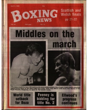 Boxing News magazine 4.4.1986 Download pdf