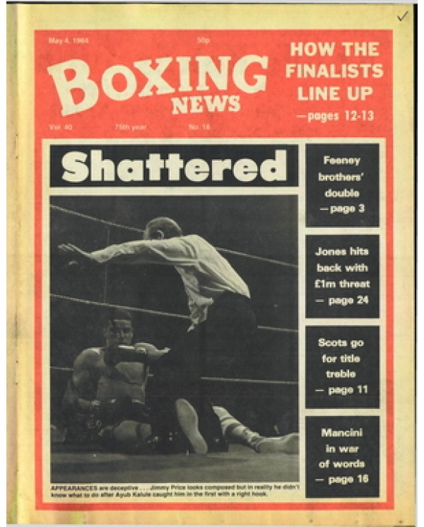 Boxing News magazine 4.5.1984 Download pdf