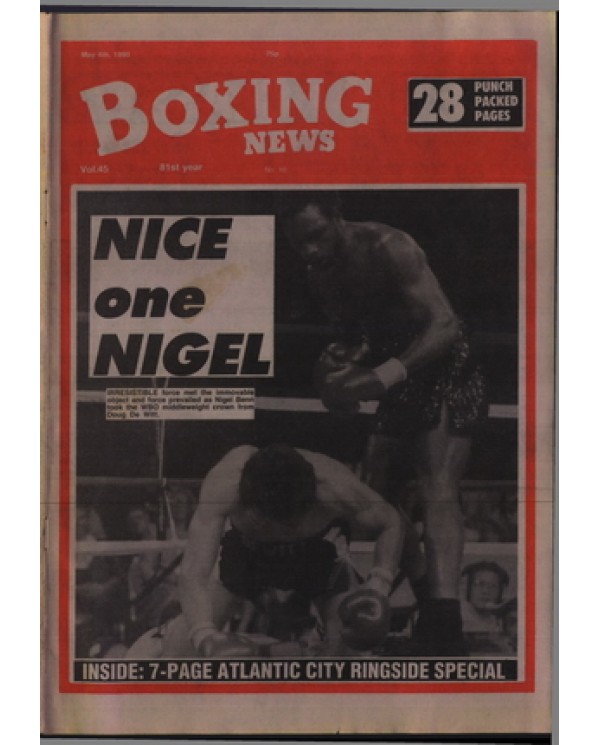 Boxing News magazine 4.5.1990 Download pdf