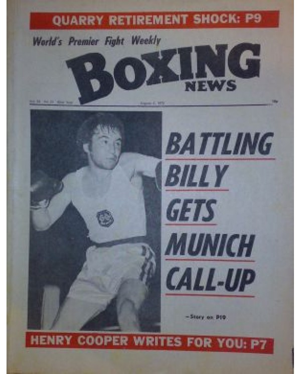 Boxing Newsmagazine  Download PDF  4.8.1972