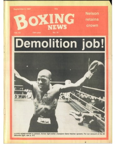 Boxing News magazine 4.9.1987 Download pdf