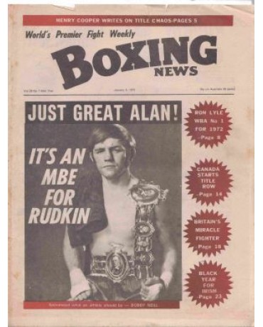 Boxing News magazine Download PDF 5.1.1973