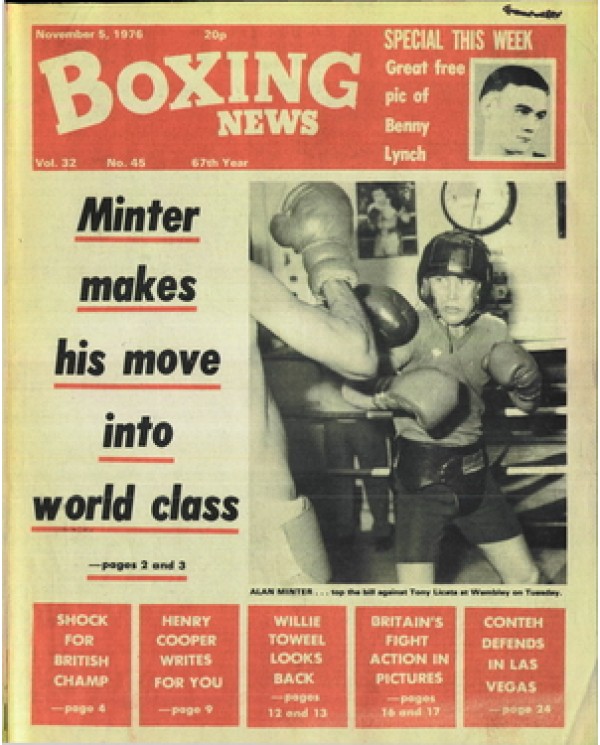 Boxing News magazine  5.11.1976 Download pdf